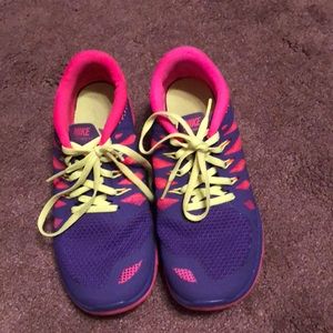 Pink and purple Nike’s